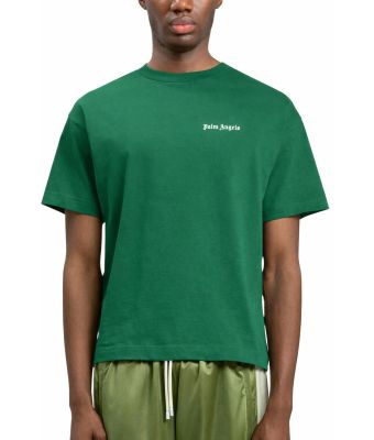 Palm_Angels_BWM_Classic_logo_T_shirt_Groen