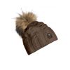 Parajumpers Dames Muts PJS - Cable hat  Bruin donker