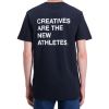 The New Originals Creatives Are the New Athletes Tee Navy Blauw donker