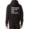 The New Originals Creatives Are the New Athletes Hoodie Black Zwart