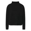 Filippa K Mika yak funnelneck sweater Zwart