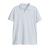 Filippa K Stretch cotton polo T-shirt Blauw licht