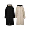 Airforce Long reversible teddy jacket Zwart