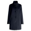 RRD | Roberto Ricci Designs jkt velvet neo coat lady  Zwart