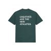 The New Originals Catna Creatives Are the New Athletes Tee Blauw petrol