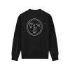 Olaf Hussein Ølaf Face crewneck Zwart