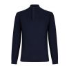 Llaud heren lupetto zip inside out finish  Blauw donker