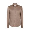 Xacus Knitted tailer fit shirt  Taupe