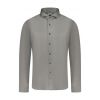 Xacus knitted tailer fit shirt  Antraciet