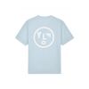 Olaf Hussein ØLÅF face tee  Blauw licht