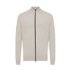 Genti Cardigan zip Bruin licht