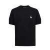 Genti Monogram T-shirt Zwart