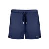 Flaneur Essential Logo Swim Shorts Blauw staal