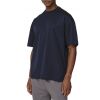 Valenza Interlock Supima Oversized T-shirt Blauw donker