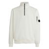 C. P. Company Light Fleece Zipped Sweatshirt Wit