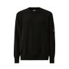 C. P. Company Lambswool GRS Crew Neck Knit Zwart