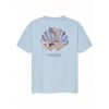 New Amsterdam Surf Association Oyster T-shirt Blauw licht