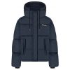 Flâneur Signature Puffer jacket Blauw donker