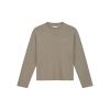 Olaf Hussein Interlock logo LS WMN Taupe