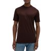 Valenza Interlock Supima T-shirt  Bruin donker