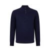 Llaud heren lupetto buttons  Blauw donker