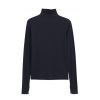 Filippa K Rib Mock Neck Top Zwart