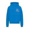 Flaneur blossom hoodie blue  Blauw