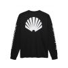 New Amsterdam Surf Association Logo longsleeve  Zwart wit