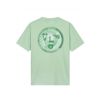 Olaf Hussein Spiral face T-shirt Groen licht