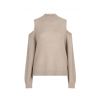Dante 6 Aviel open shoulder sweater Taupe