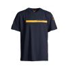 Parajumpers Heren Tape T-shirt branded Blauw donker