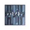 Olaf Hussein Smudge Logo Scarf Blauw mix
