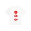 Arbor Antwerp red lips shirt Wit