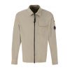 C. P. Company full zip overshirt organic gabardine  Khaki
