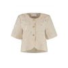 Amaya Amsterdam Silver Jacket Off-White