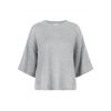 Dante 6 Hiaru relaxed ss sweater Grijs mêlee