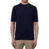 Filippo De Laurentiis luxury knitwear shirt Blauw donker
