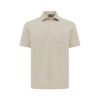 Genti Polo 3 Button Shortsleeve Bruin licht