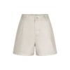 Dante 6 Veralyn metallic jeans shorts Beige