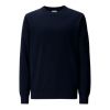 C. P. Company Cotton crepe crewneck lens  Blauw donker