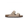 Birkenstock Arizona Leather Sandaal (Narrow) Zand
