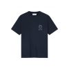 Olaf Hussein Gradient Sun T-shirt washed Blauw mix