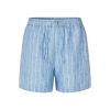 Samsøe Samsøe Maren string shorts 14329 Blauw mix