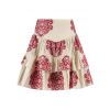 Amaya Amsterdam river red white skirt  Rood mix