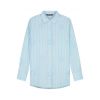 Olaf Hussein Stripe Embro sun shirt Blauw licht