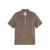 OAS Girona Velour Shirt Taupe