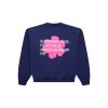 Arbor Antwerp Blossems Crewneck blue  Blauw donker